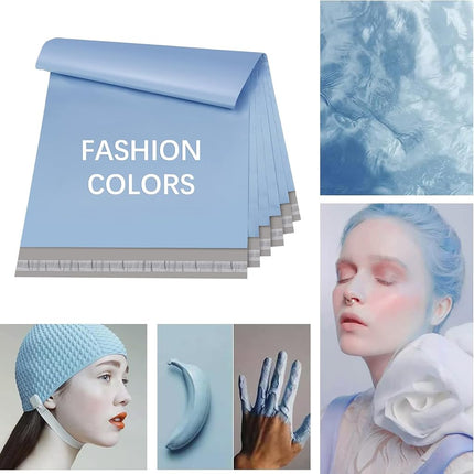 Metronic Poly Mailers 10x13 100 Pcs | Medium Size Shipping Envelopes for Clothing | Large Mailing Bags, Waterproof and Tear-Proof for Small Business - Blue