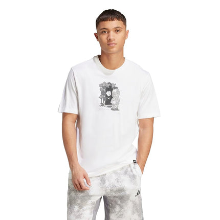 adidas Men's Camouflage Graphic T-Shirt, White/Exp