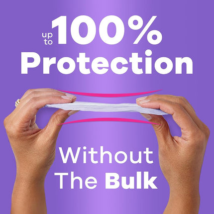 Always Discreet Incontinence Panty Liners for Women with Bladder Leaks, Size 2, Very Light Absorbency, 120 Count