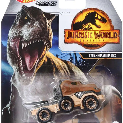Hot Wheels Jurassic World Character Cars – Lot de 4 véhicules moulés sous pression de la série GRM80-956A