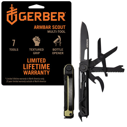 Gerber Gear Armbar Scout 7-in-1 Multi-Tool - 2.5" 