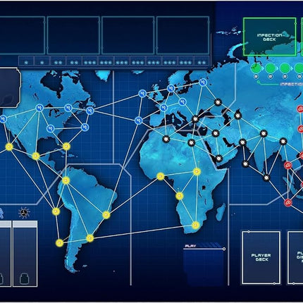 Z-Man Games, Pandemic Legacy Season 1 Blue Edition, Board Game, Ages 13+, For 2 to 4 Players, 60 Minutes Playing Time