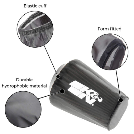 K&N RE-5286DK Black Drycharger Filter Wrap - For Your K&N RE-5286 Filter