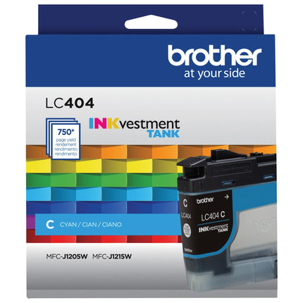 Brother LC404CS Standard Yield Cyan Ink Cartridge