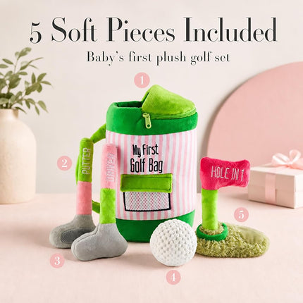 Pink Golf Plush Set