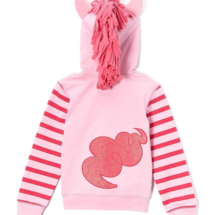 My Little Pony Girls' Pinky Pie Pink/Multi Cosplay Hoodie, 4