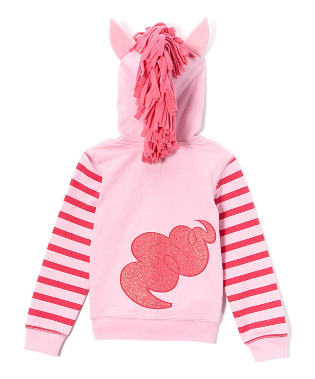 My Little Pony Girls' Pinky Pie Pink/Multi Cosplay Hoodie, 4