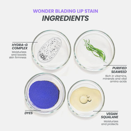 Wonderskin Wonder Blading All Day Lip Stain Peel Off Masque - Long Lasting, Waterproof & Transfer Proof Lip Tint, Matte Finish Peel Off Makeup (Adore Masque)