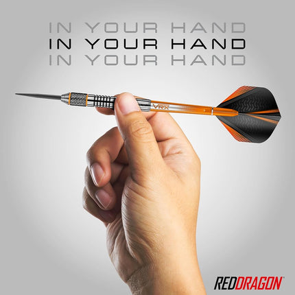 RED DRAGON Darts| Amberjack 5 | 24g Steel Tip | 90% Tungsten Darts Set