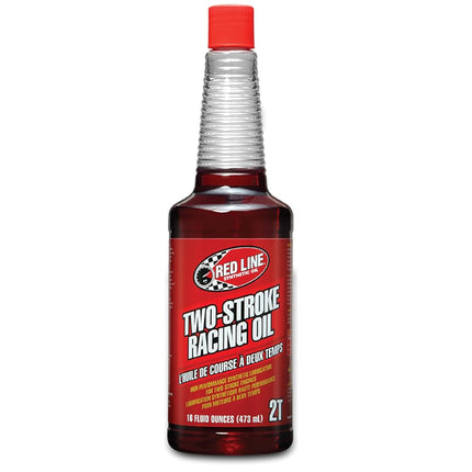 Aceite sintético de dos tiempos Red Line 40603 para carreras - 16 onzas (paquete de 12)