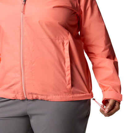 Columbia Women's Switchback 4 Jacket, Waterproof Rain Jacket, Alpenglow, M