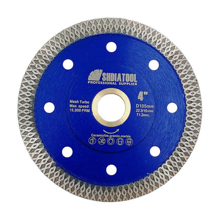 SHDIATOOL Diamond Mesh Turbo Saw Blade 10 Inch for