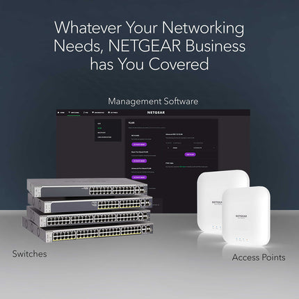 NETGEAR 5-Port Gigabit Ethernet Plus Switch (GS105Ev2) - Managed, Desktop or Wall Mount, and Limited Lifetime Protection