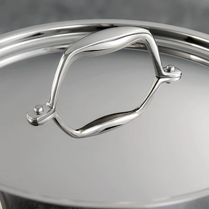 Tramontina Signature Tri-Ply Clad Stainless Steel 1.5 Quart Sauce Pan with Lid, Induction Ready, Dishwasher Safe, NSF Certified, Made in Brazil