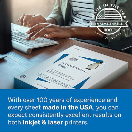 Hammermill Colored Paper, 20 lb Blue Printer Paper, 11 x 17 - 1 Ream (500 Sheets) - Made in the USA, Pastel Paper