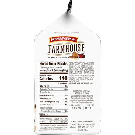 Farmhouse Thin & Crispy Chip Cookies 6.9 Oz. Bag
