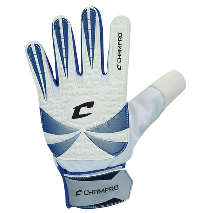 Gants de gardien de but Champro (Bleu/Blanc, 8/3 mm)