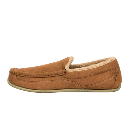 Deer Stags Men's Spun Slipper, Chestnut, 12 UK