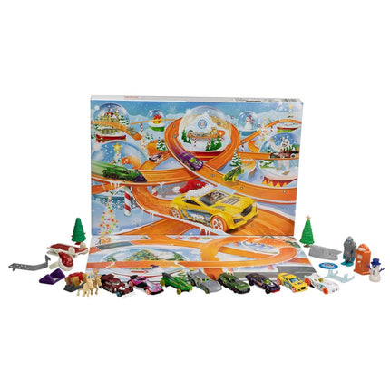 Hot Wheels Toy Cars, Advent Calendar 2024, 8 Hot W