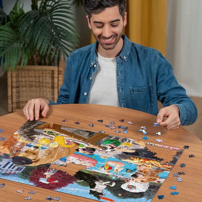 Ravensburger Dog Days of Summer 1000 Piece Jigsaw Puzzle for Adults - 12000546 - Handcrafted Tooling, Made in Germany, Every Piece Fits Together Perfectly
