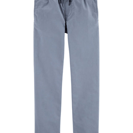OshKosh Boys' Toddler Pull-on Twill Joggers, Pigeo