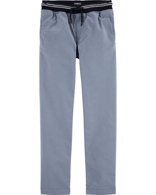 OshKosh Boys' Toddler Pull-on Twill Joggers, Pigeo