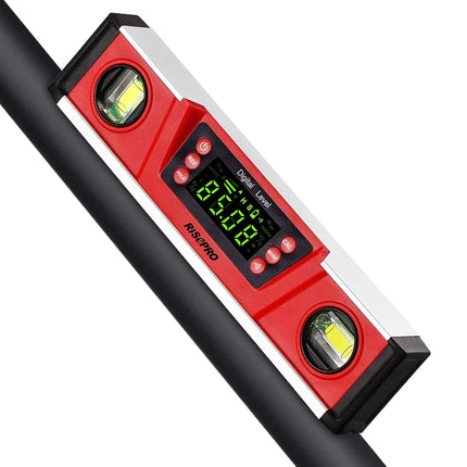 RISEPRO 10-Inch Digital Torpedo Level and Protract