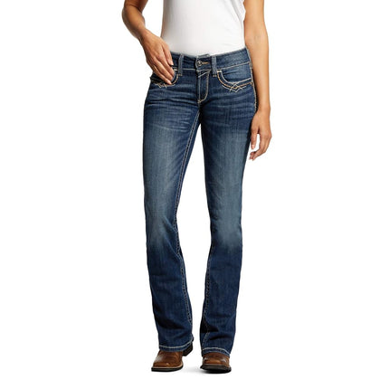 ARIAT Women's R.e.a.l. Mid Rise Stretch Entwined F