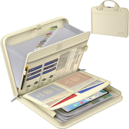 ENGPOW Accordion File Organizer,Fireproof Expandin