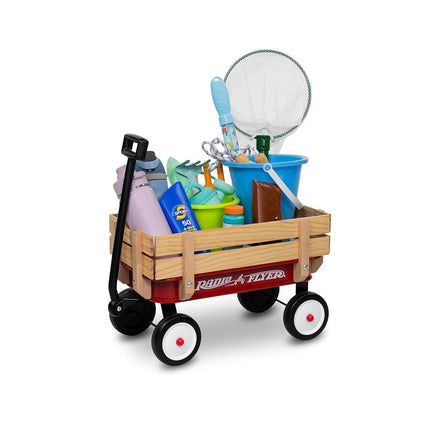 Radio Flyer Mini Steel & Wood Toy Wagon, 19" (48cm)