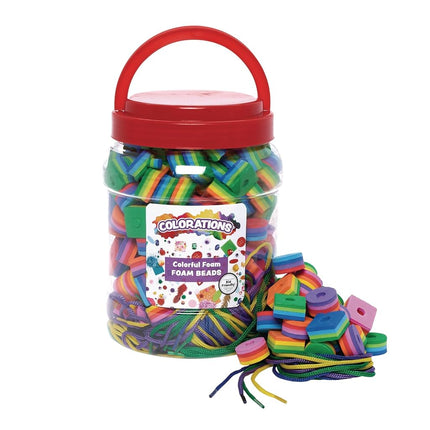 Colorful Jumbo Foam Beads Kit-200 Beads
