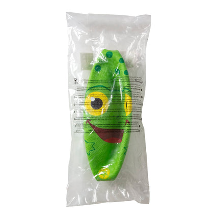 Pelota clásica de goma con diseño de rana Sunny Patch de Melissa & Doug - Se vende DESINFLADA