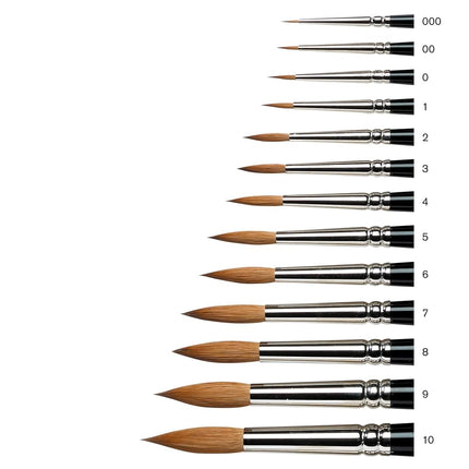 Winsor & Newton Series 7 Kolinsky Sable Watercolor Brush - Round #4