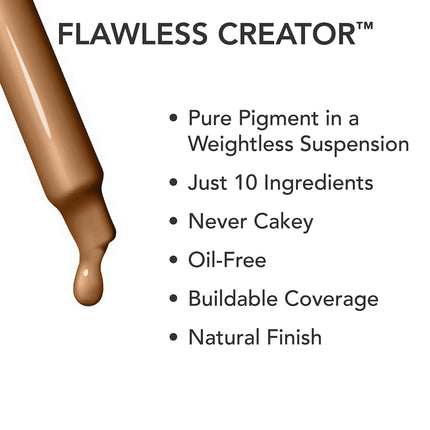 Dermablend Flawless Creator Lightweight Foundation - Oil Free Formula - Never Cakey - Covers Skin Blemishes - Weightless Coverage - Suitable For Normal, Combination And Oily Skin - 43N - 30 ML
