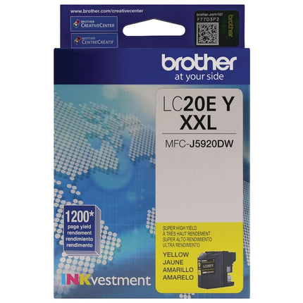 Brother LC20EY ink cartridge Original Yellow 1 pcs