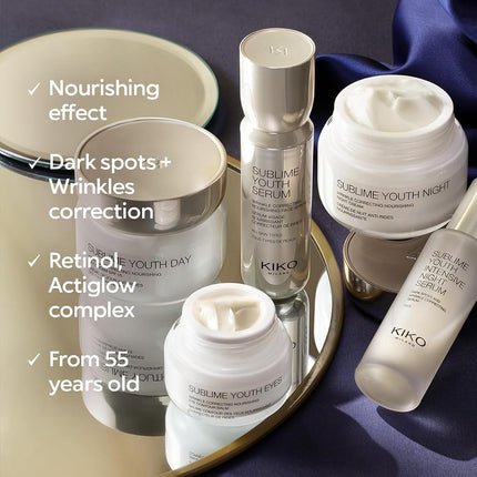KIKO Milano Sublime Youth Intensive Night Serum | Wrinkle and Pigment Spot Correcting Face Serum