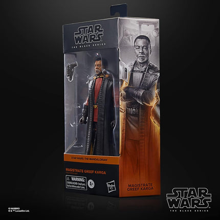 Star Wars The Black Series Magistrate Greef Karga Toy 6-Inch-Scale The Mandalorian Action Figure, Toys Ages 4 and Up