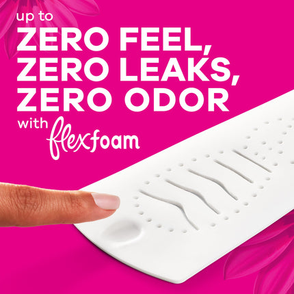 Always Radiant Feminine Pads For Women, Size 1 Regular Absorbency, With Flexfoam, With Wings, Light Clean Scent, 30 Count x 3 Packs (90 Count Total)