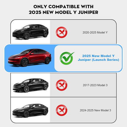 KUNIST Grille Mesh Inserts for 2025-2026 Tesla New Model Y Front Air Inlet Vent Grille Cover Replacement for New Model Y Juniper and 2026 Model YL Accessories
