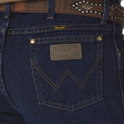 Wrangler Men's Cowboy Cut Slim Fit Jean Jeans, Dark Stone, 33W / 32L