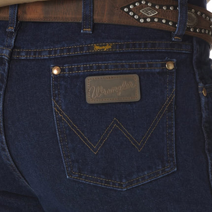 Wrangler Men's Cowboy Cut Slim Fit Jean Jeans, Dark Stone, 33W / 32L