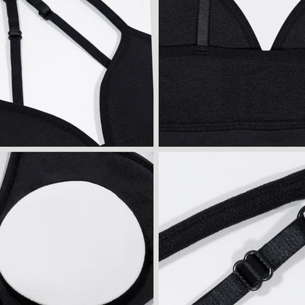 Fruit of the Loom – Soutien-gorge d'entraînement doux et lisse pour filles, Deja Blue/Nu clair/Blanc, Large