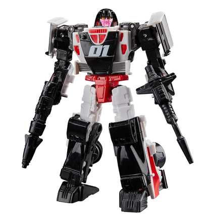 Transformers Age of The Primes Deluxe Class Decepticon Crasher, 5.5-inch Converting Action Figure, Robot Toys for Ages 8+, Collectible Toys