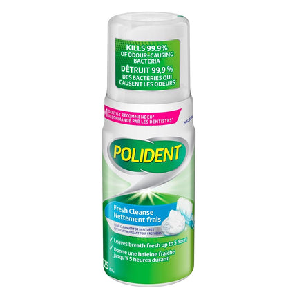 POLIDENT FRESH CLEANSE FOAMING DENTURE CLEANSER 12
