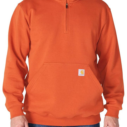 Carhartt Men's Marquette 1/4-Zip Mock-Neck Sweatsh