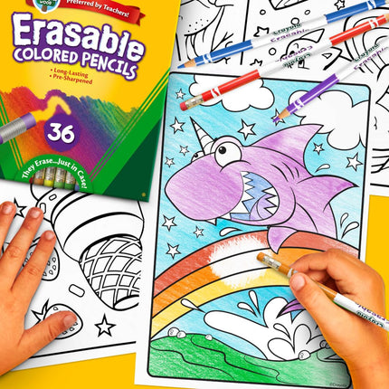 CRAYOLA Erasable Colored Pencils (36 Count)