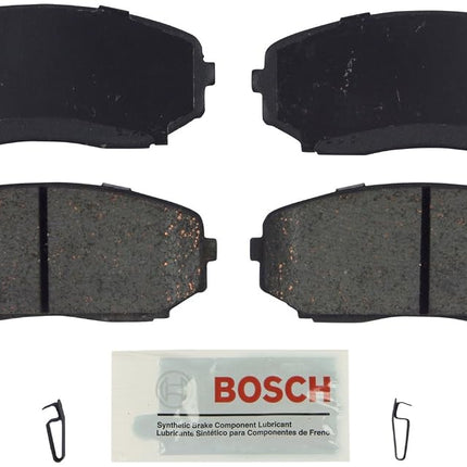 BOSCH BE1258 Blue Ceramic Disc Brake Pad Set - Compatible With Select Ford Edge; Lincoln MKX; Mazda CX-7, CX-9; FRONT