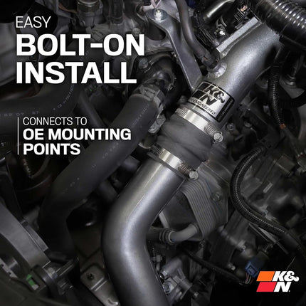 K&N Charge Pipe Kit compatible with Honda Civic XI L4 1.5L Turbo 2022-2023 (77-1022KC)