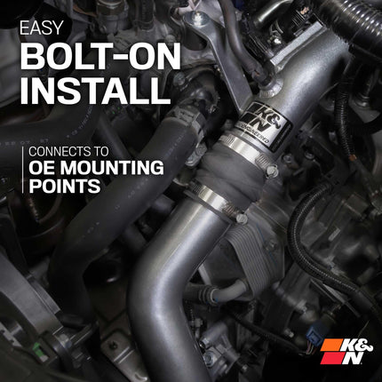 K&N Charge Pipe Kit compatible with Honda Civic XI L4 1.5L Turbo 2022-2023 (77-1022KC)