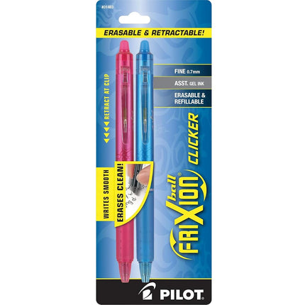 Pilot FriXion Clicker Retractable Erasable Fine Po